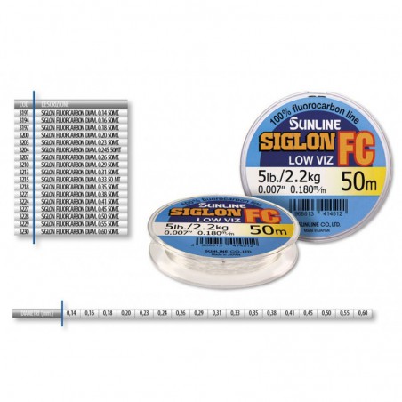SIGLON FLUOROCARBON DIAM. 0.70 50 MT. - mattiperlapesca.com