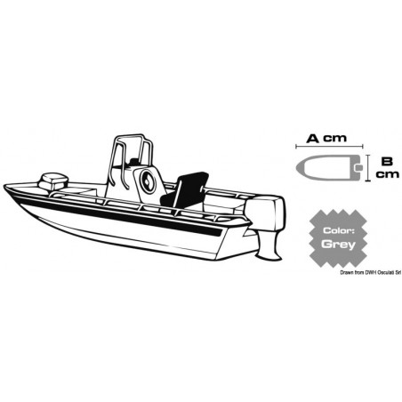 Telone Barca universale cm 518/579 grigio 300D