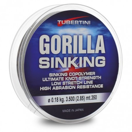 monofilo Tubertini Gorilla Sinking MT 300+50 DIA 0,16 pesca inglese