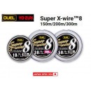 duel super x-wire 8 fili 300 mt 30lb pe 1.5