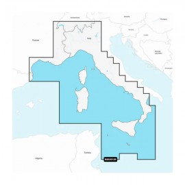 Cartografia Navionics per Chartplotter Garmin NSEU012R-GN+ Mediterranean Sea