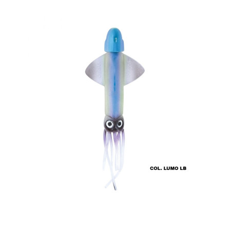 Artificiale Jatsui Crazy Squid Lumo color 150 gr pesca in verticale